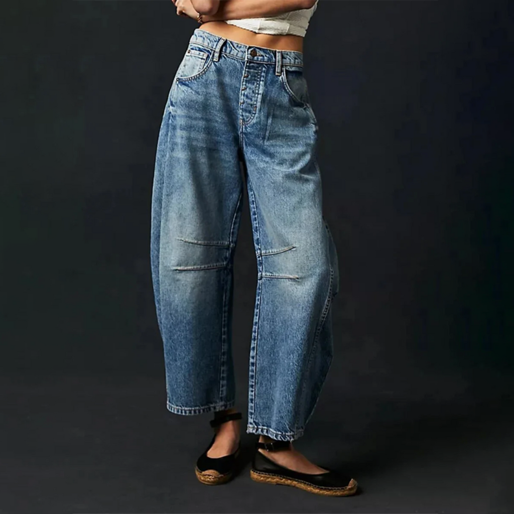Gloria | Jeans med Vide Ben