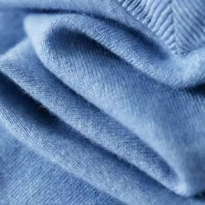 Elegant sweater med V-hals