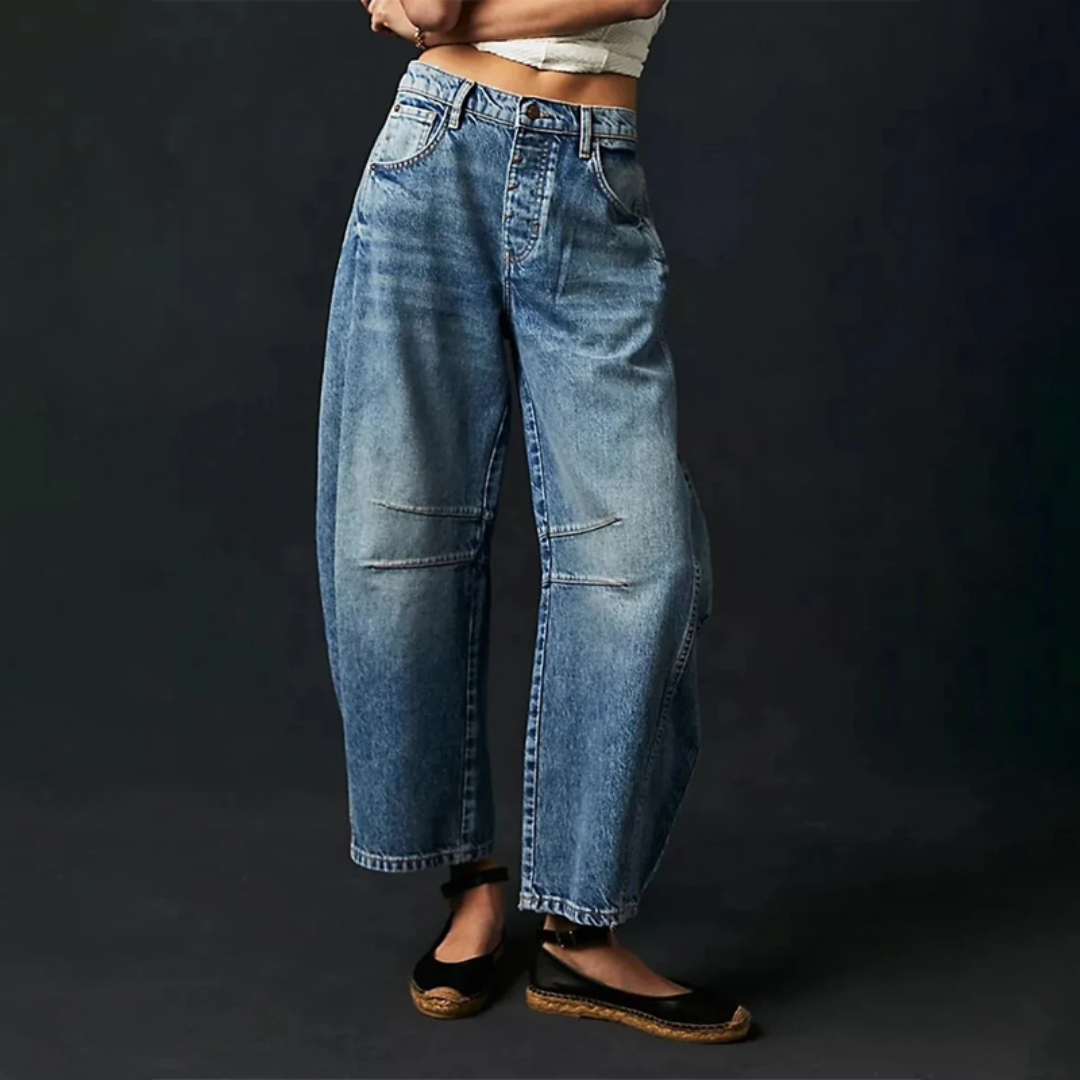 Gloria | Jeans med Vide Ben