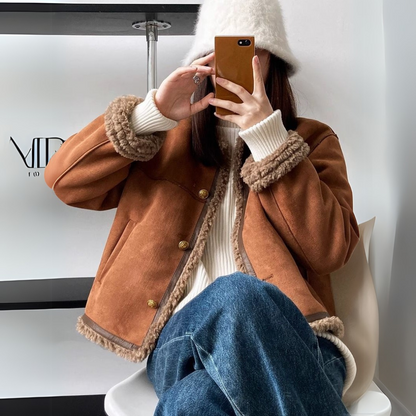 Weronika | Varm Læderjakke