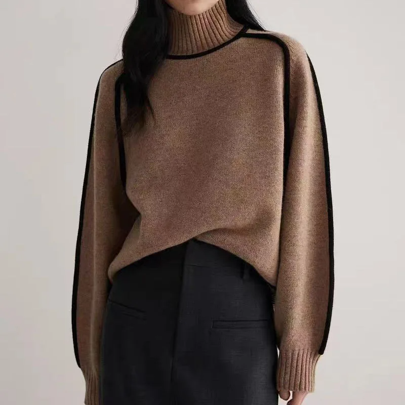 Denise | Sweater med Rullekrave