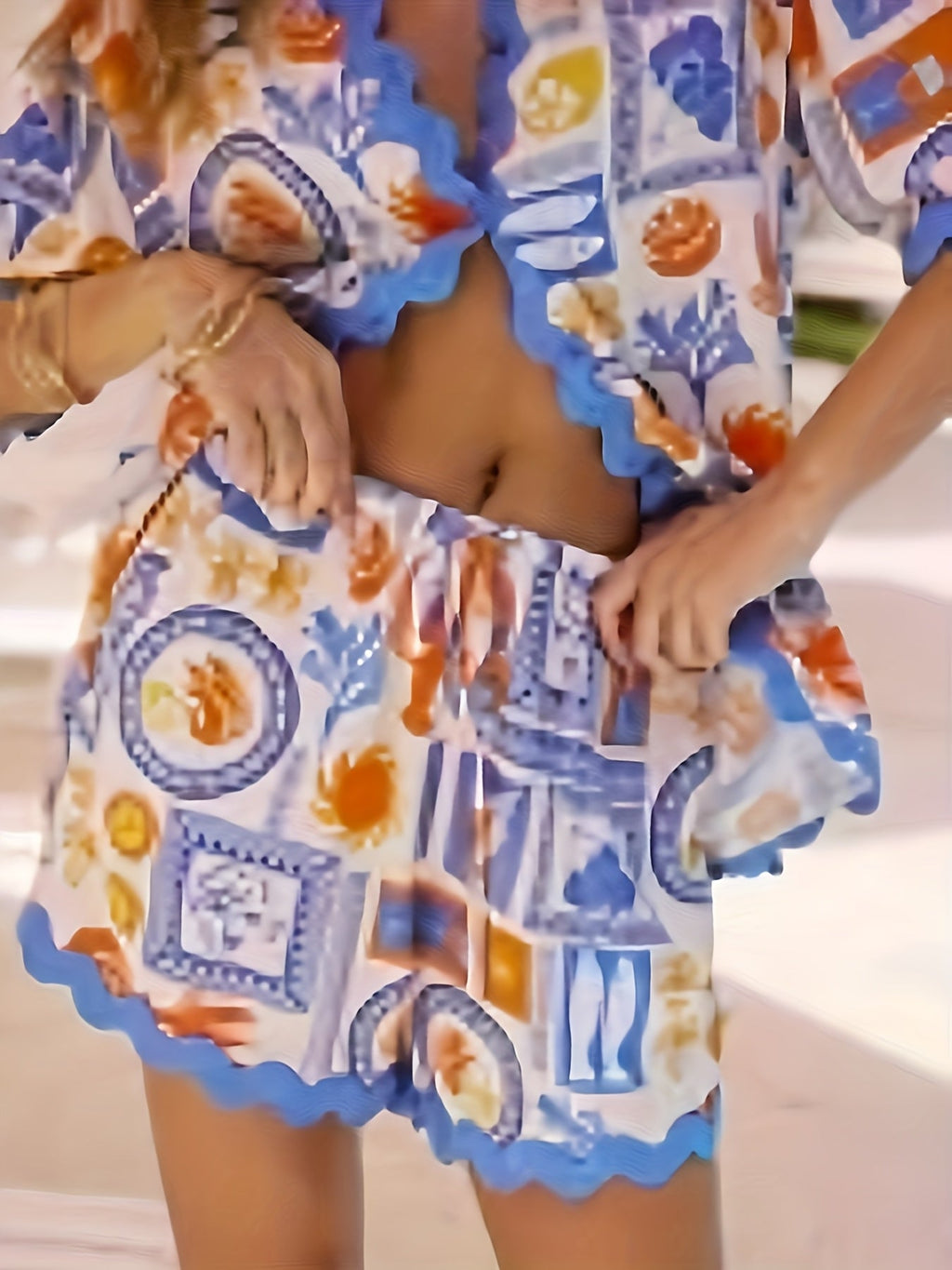 Livia | Legesommer strandoutfit med blomsterprint