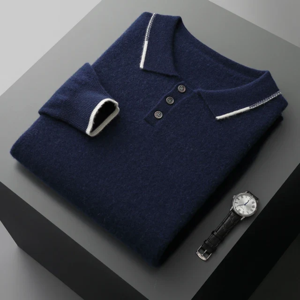 Cashmere Polo Saint-Tropez