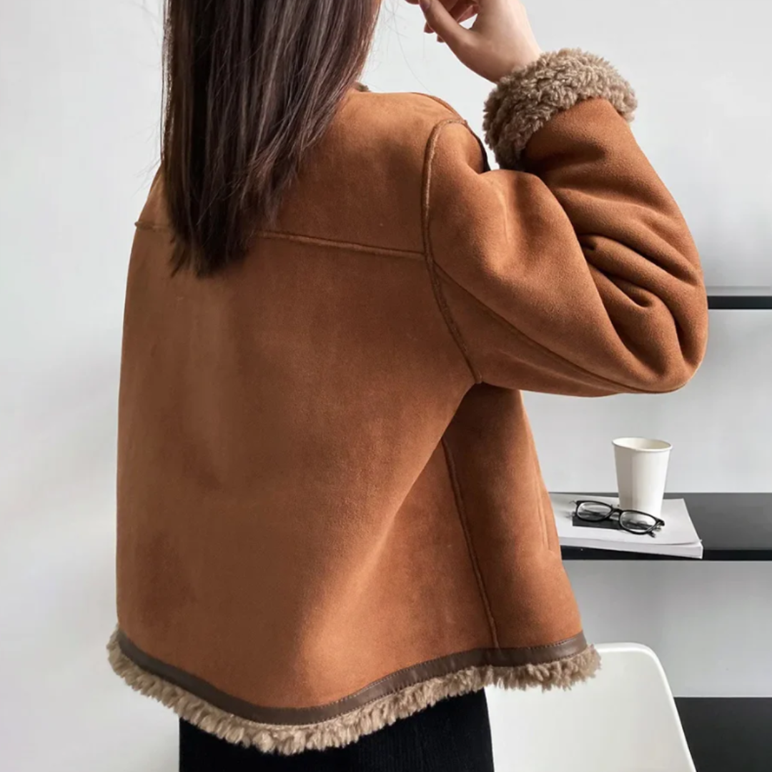 Weronika | Varm Læderjakke