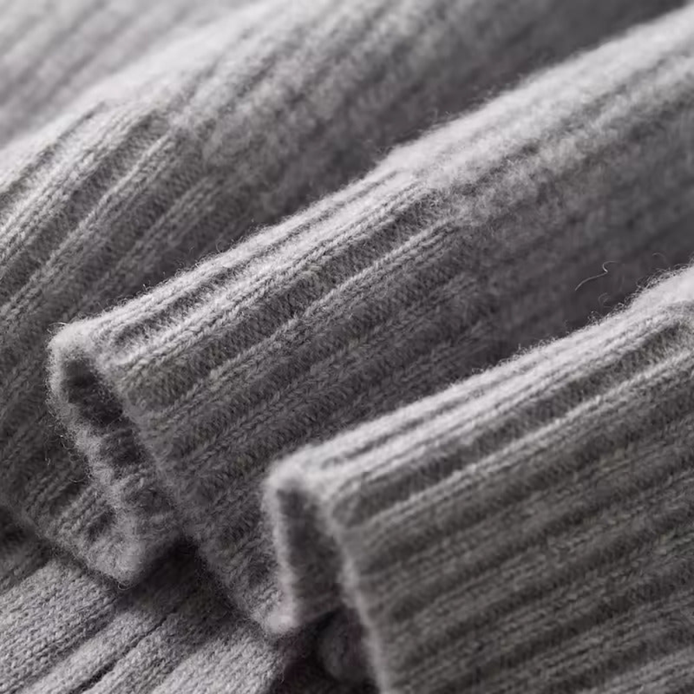 Seychellen Cashmere Ribbede Vest