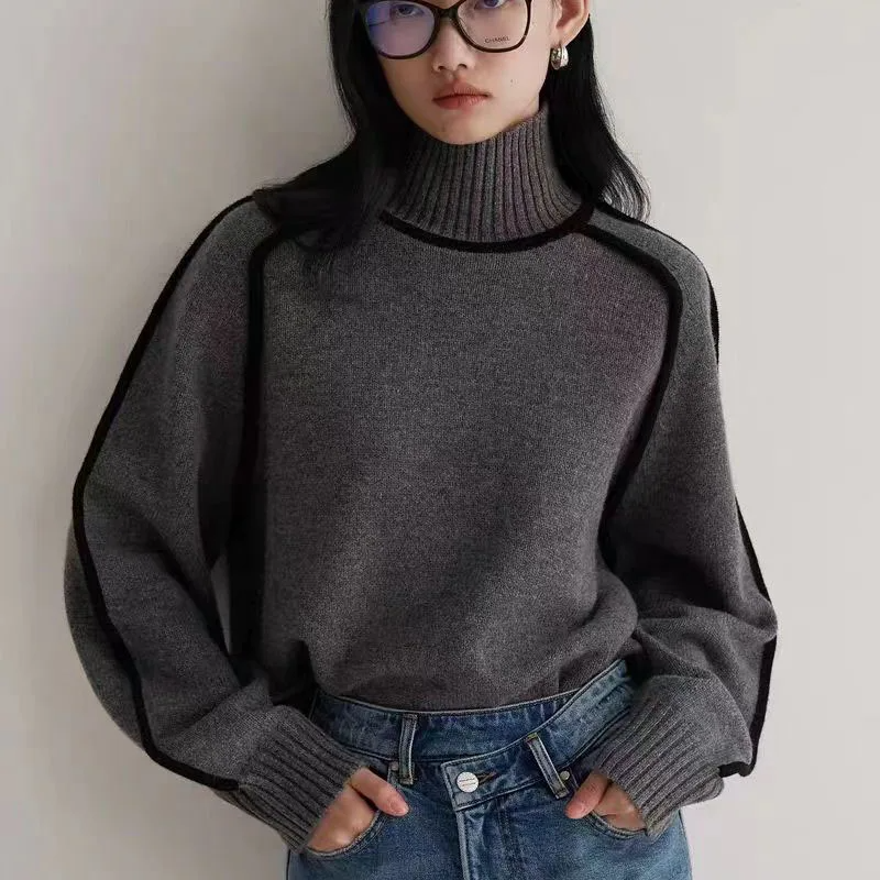 Denise | Sweater med Rullekrave