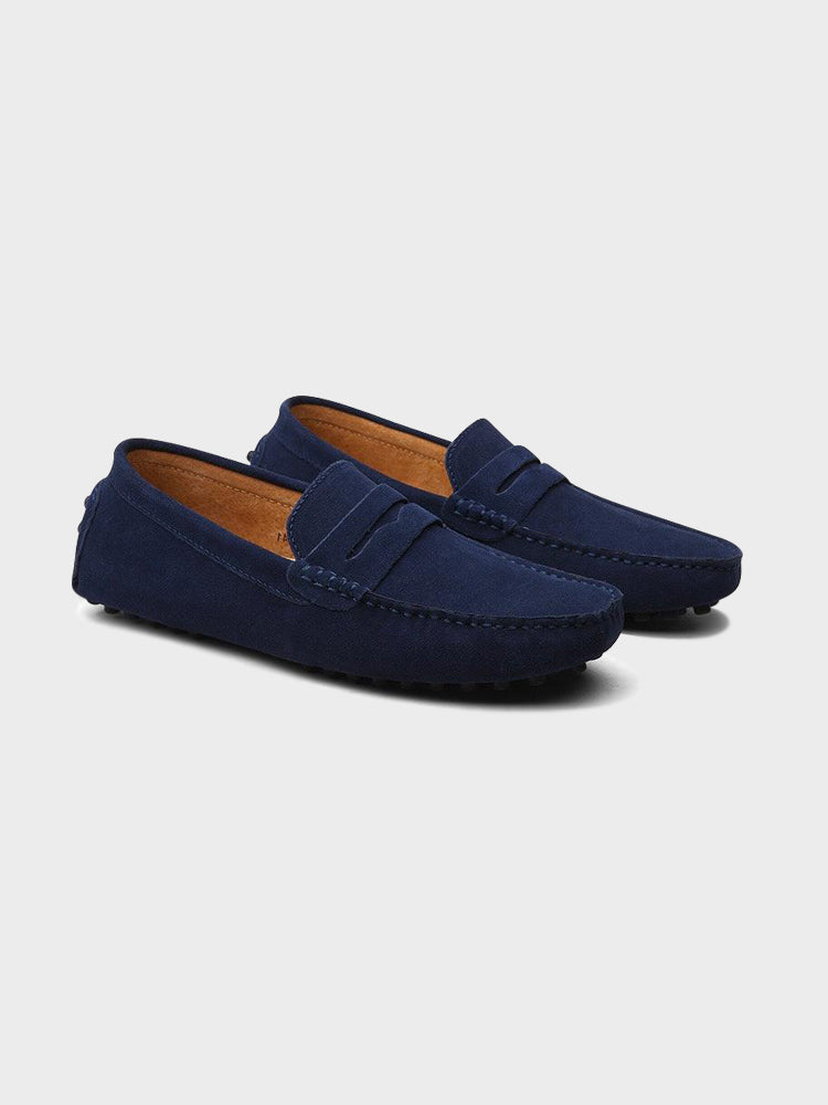 Suede Båd Loafers