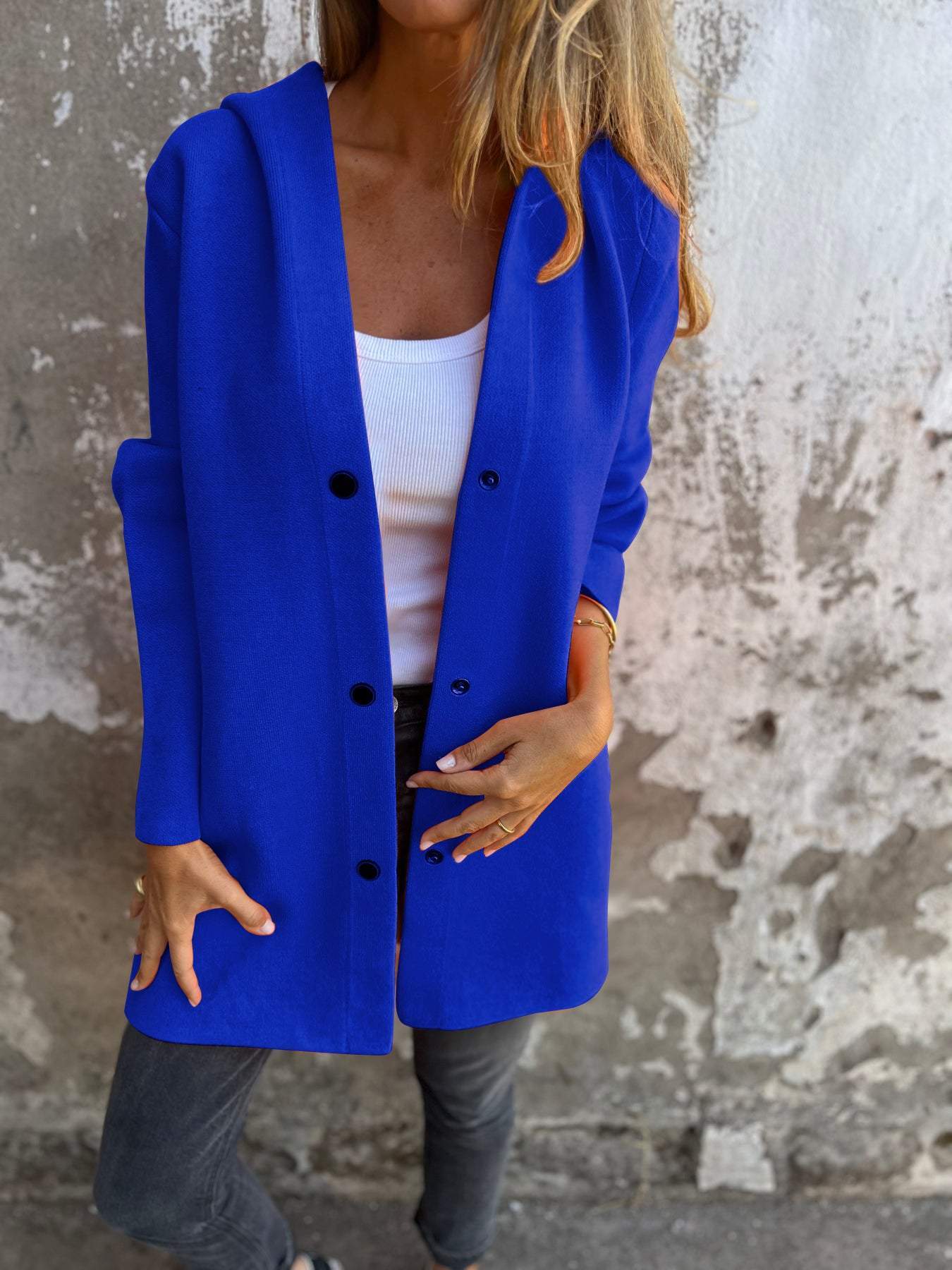 Adriana | Strikket Vest med Knapper