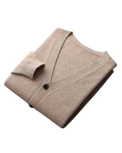 Strikket vest fra Faunus Merino Uld