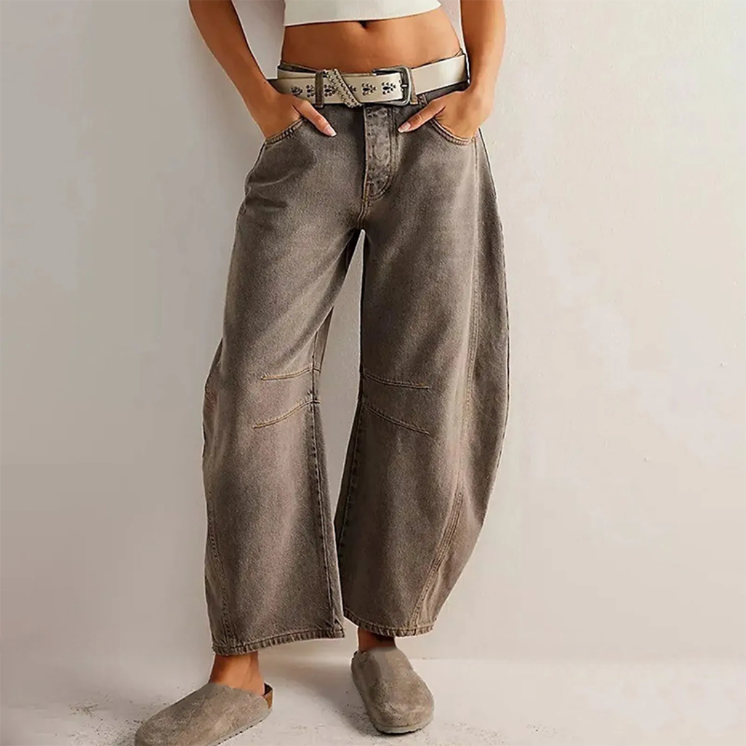 Gloria | Jeans med Vide Ben
