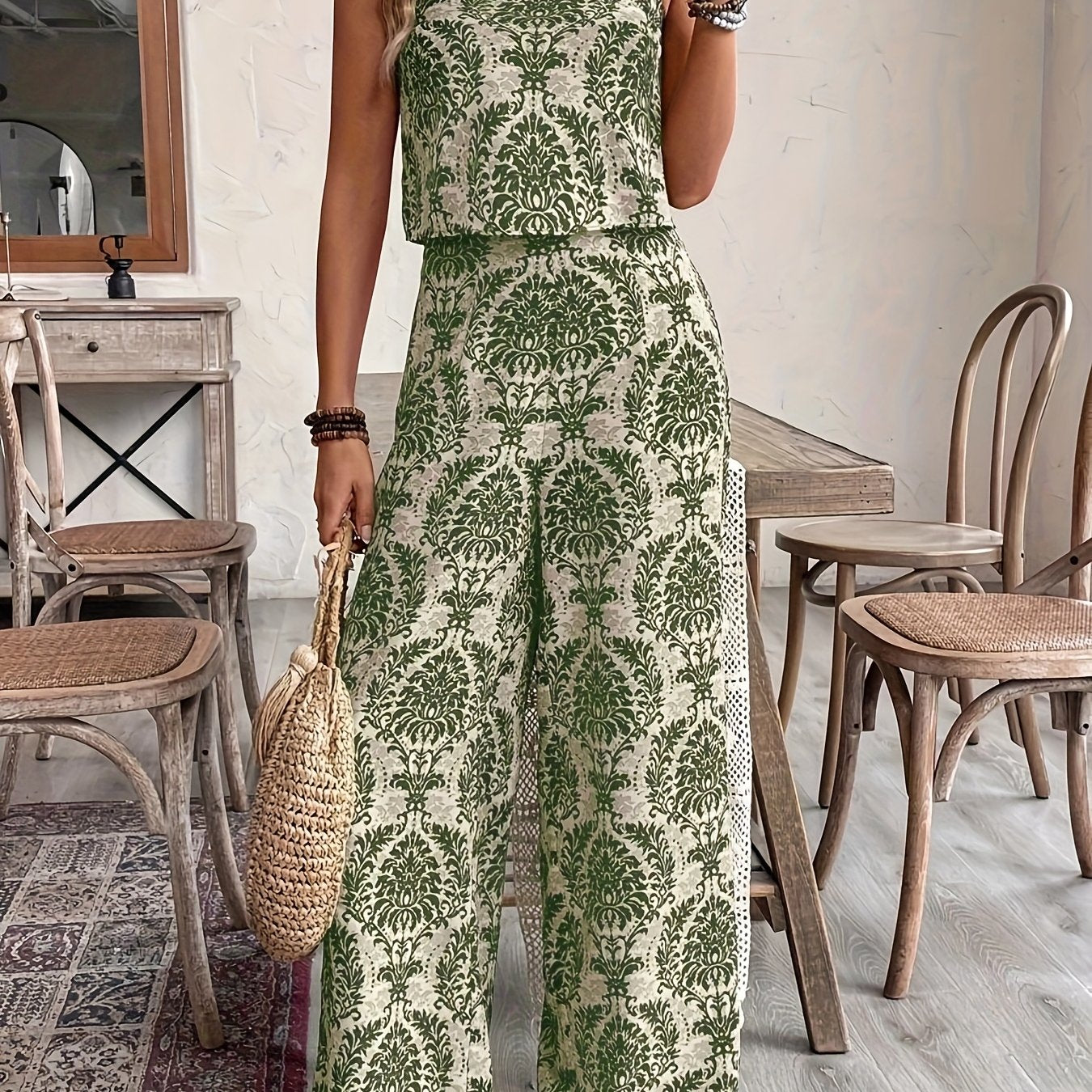 Sophie | Chic Tanktop med Løs Bukser