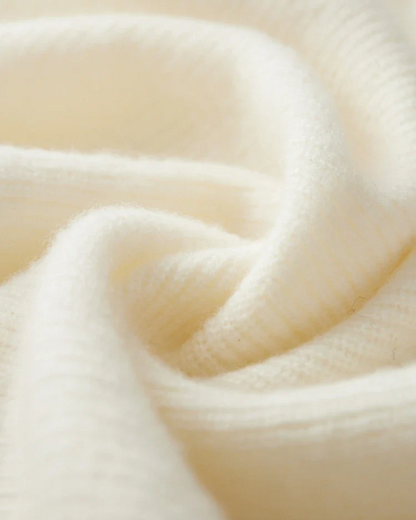 Portofino cashmere trøje med halv lynlås