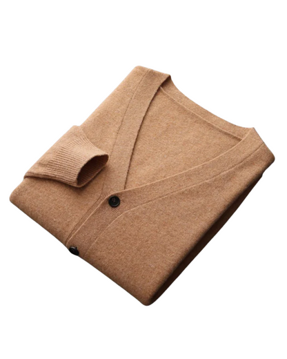 Strikket vest fra Faunus Merino Uld