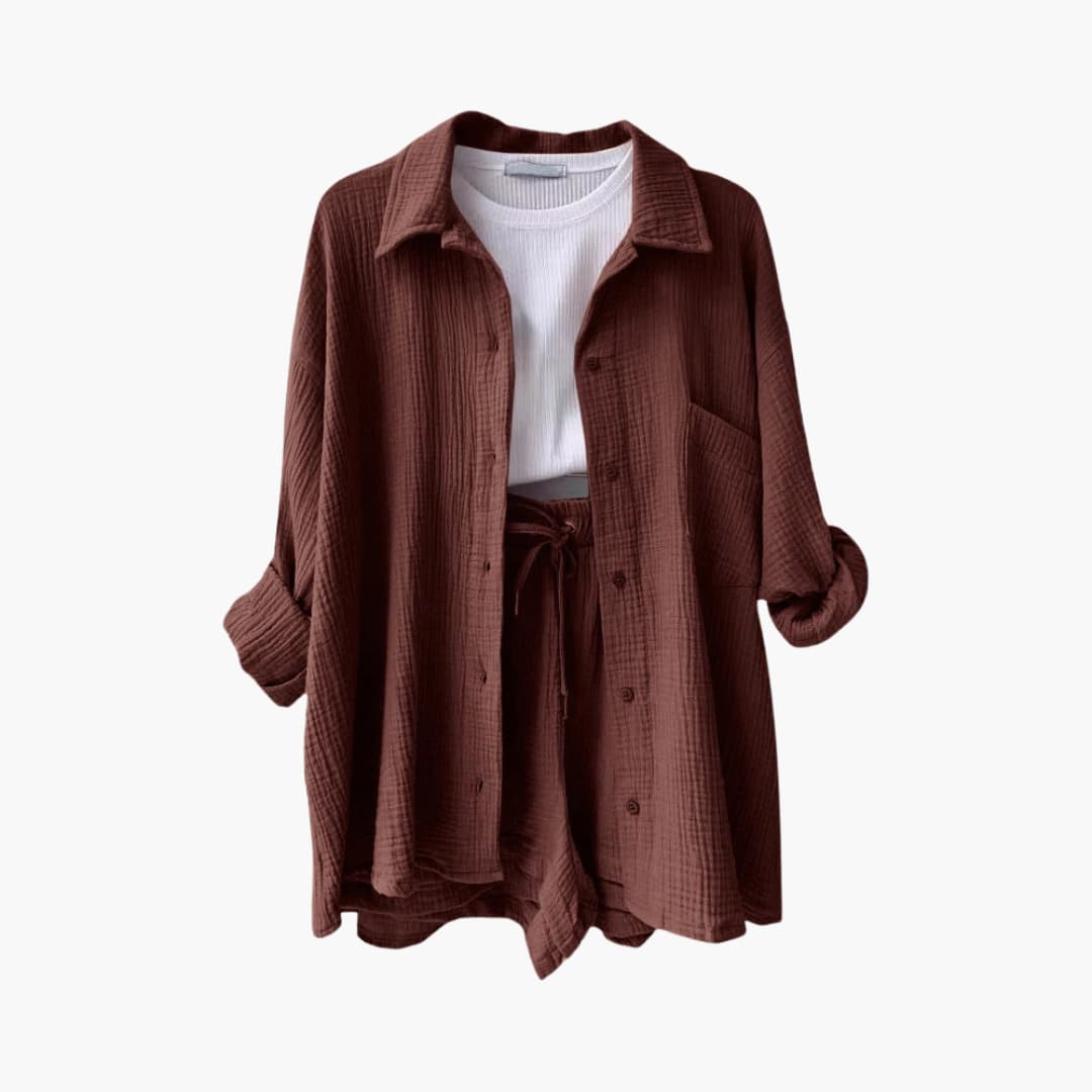 Aurélie | Chic og casual to-delt sæt