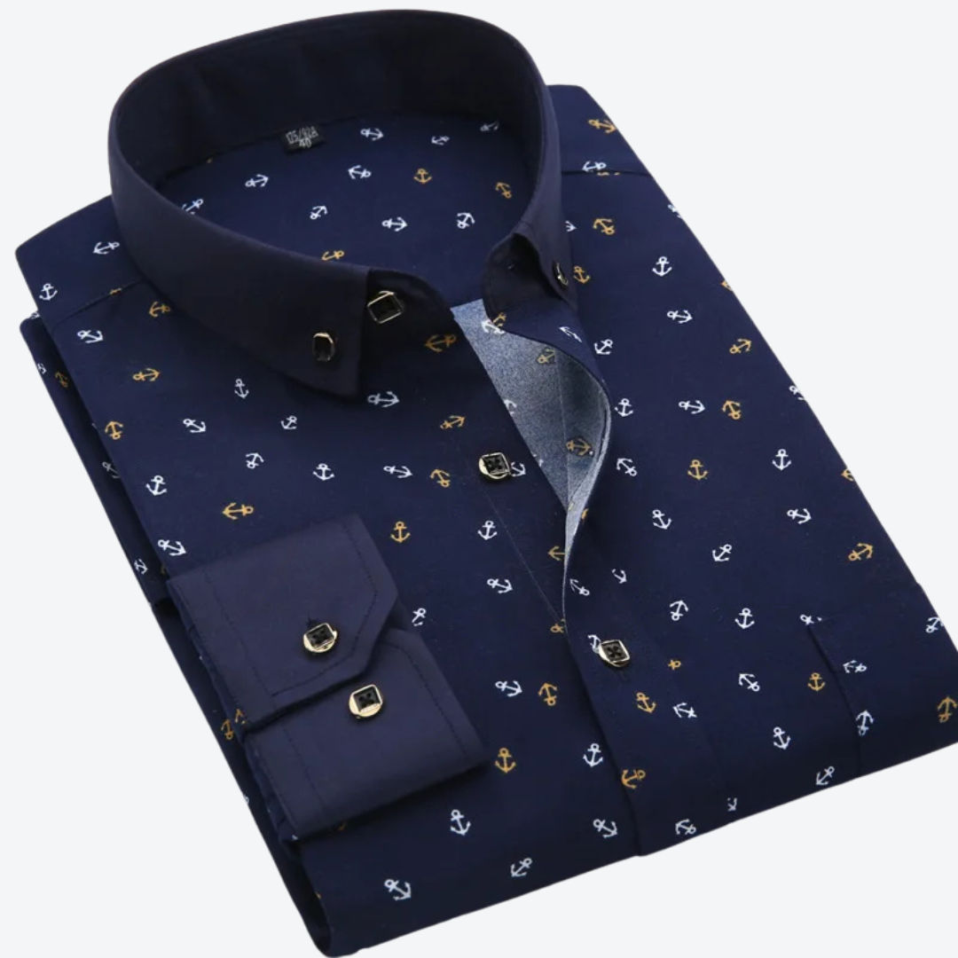 Finnick™ Nautisk Print Skjorte