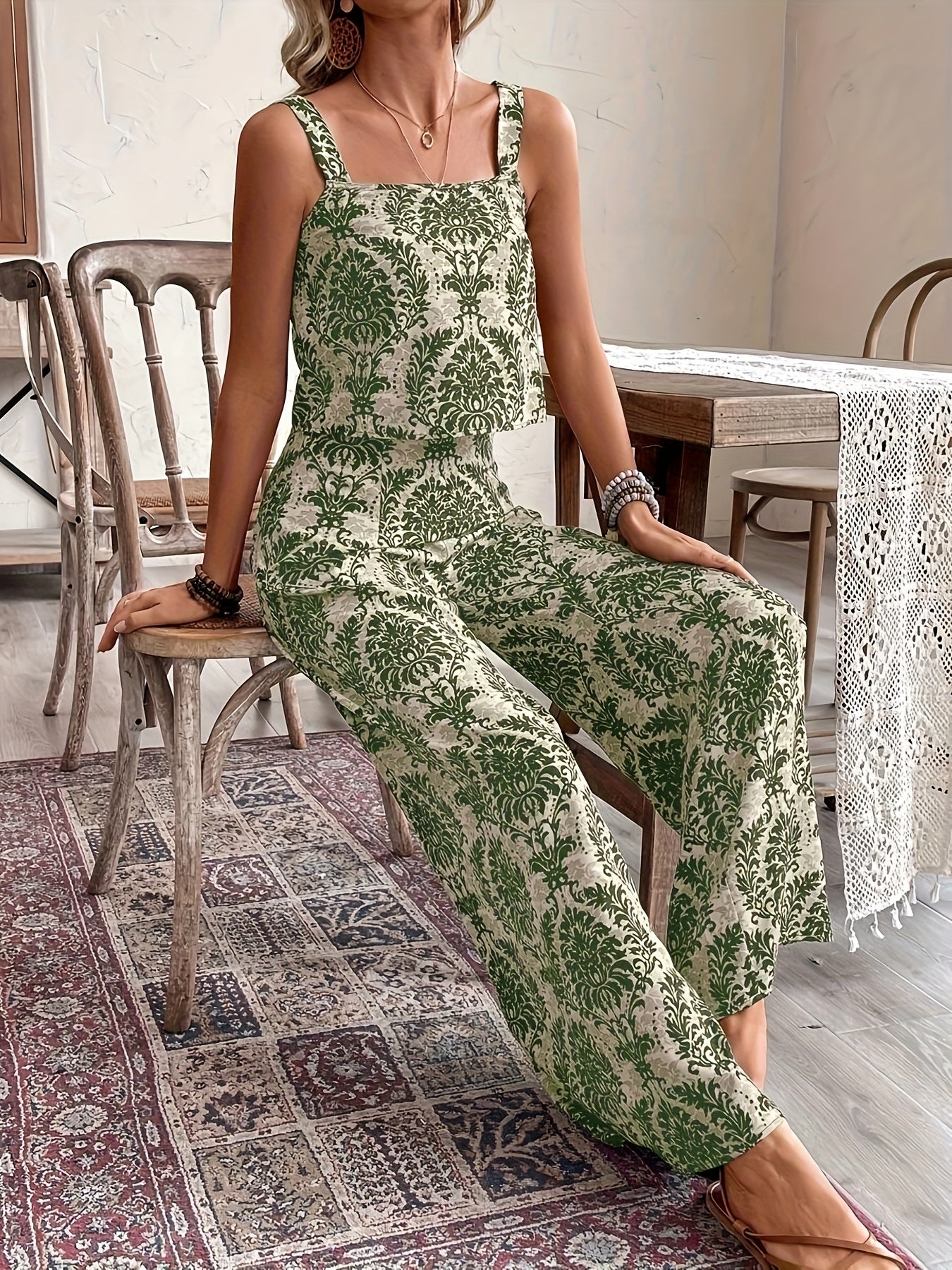 Sophie | Chic Tanktop med Løs Bukser