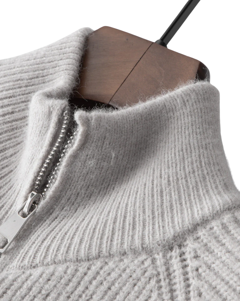 Four Seasons Merino Uld Vest med lynlås