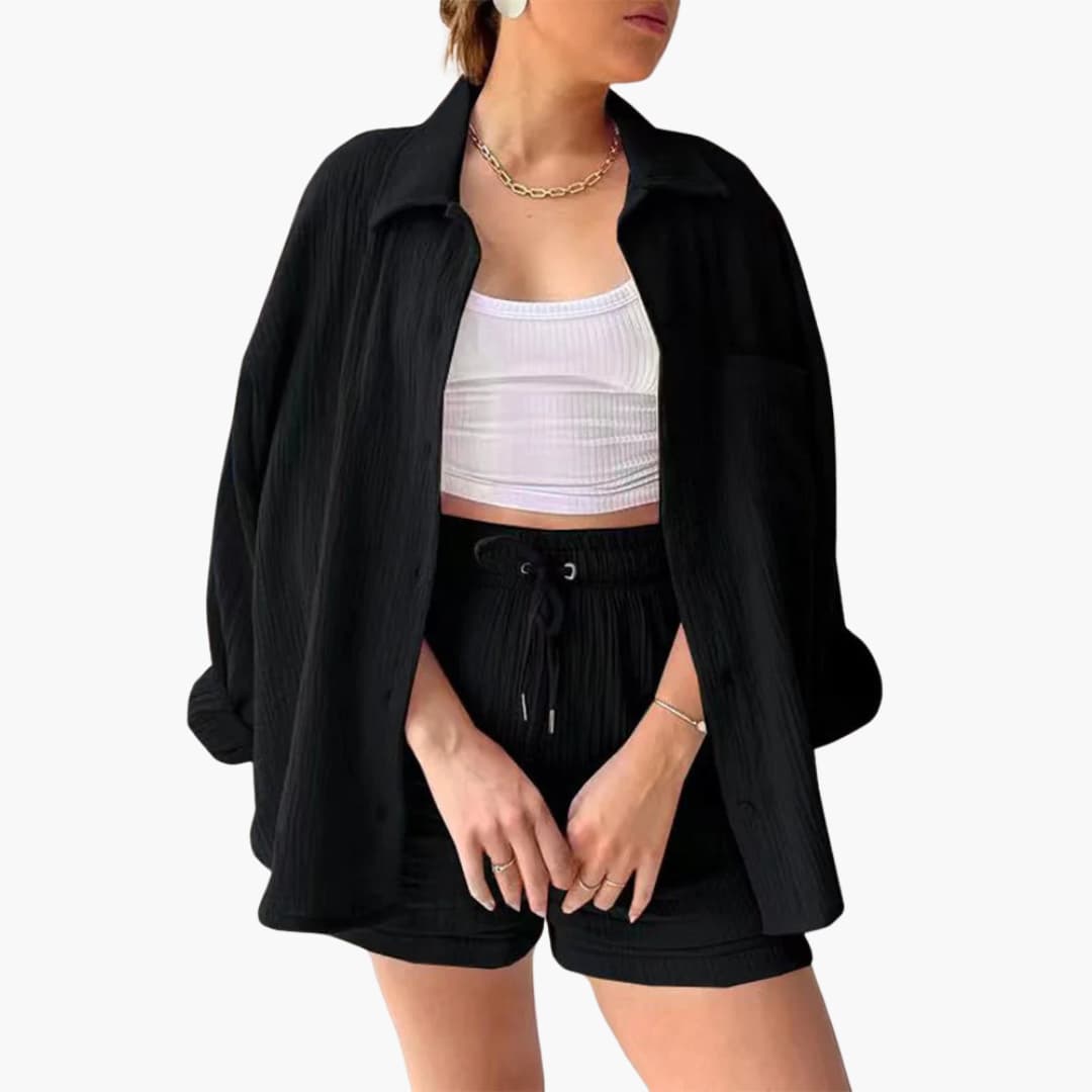 Aurélie | Chic og casual to-delt sæt