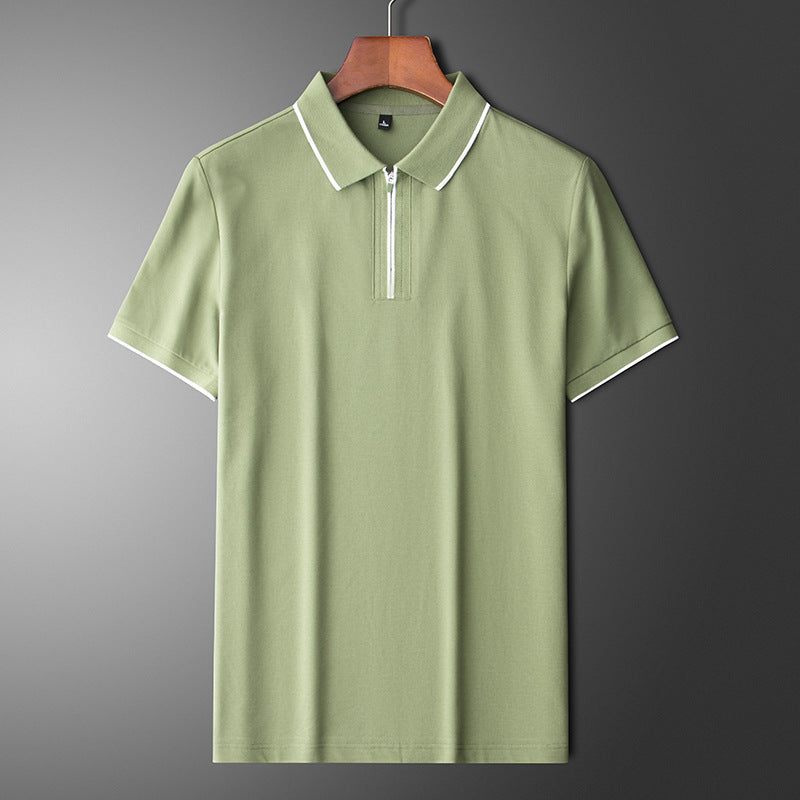Elegant bomulds poloshirt