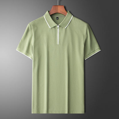 Elegant bomulds poloshirt