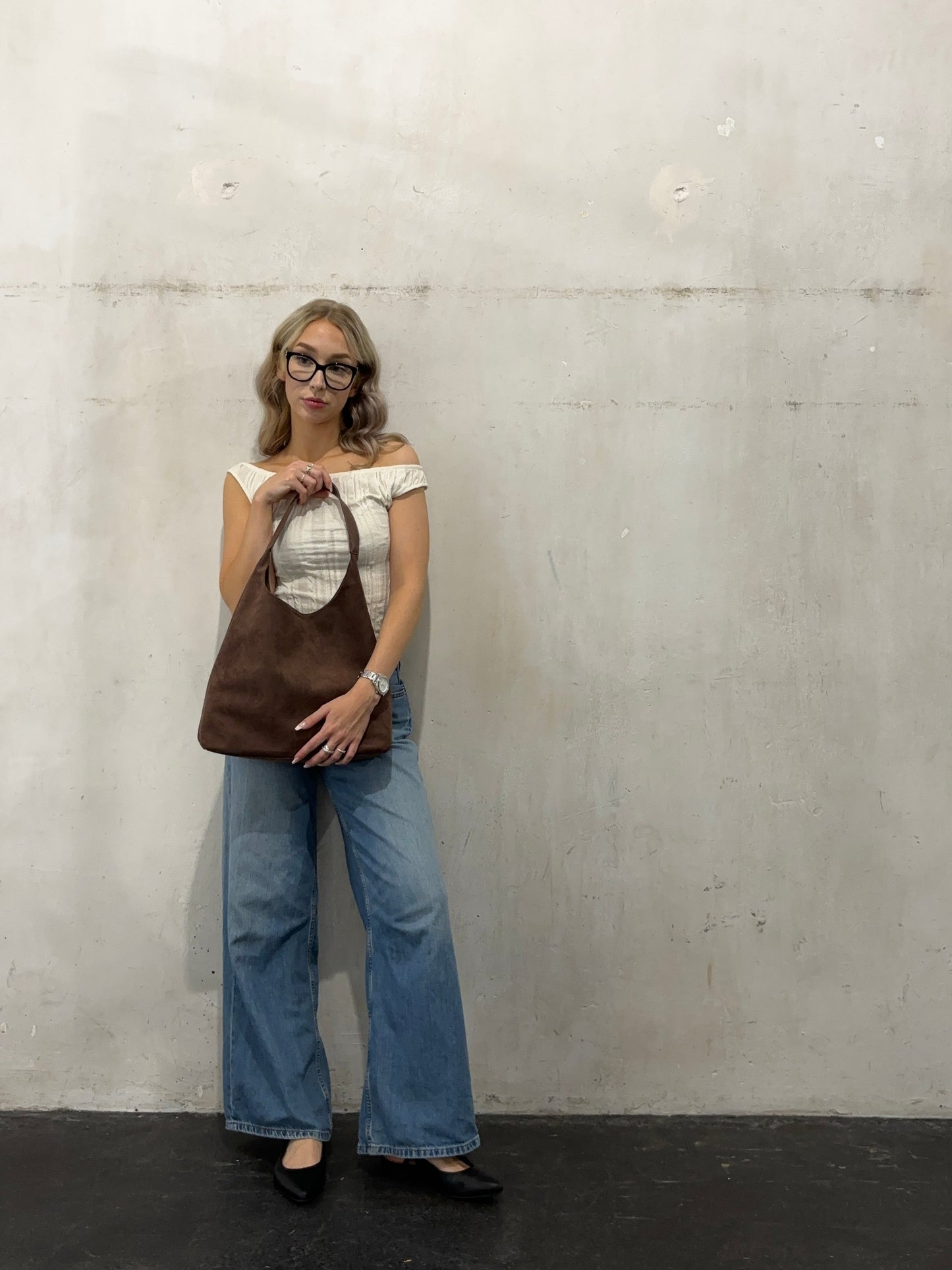 Roos | Suede Skuldertaske