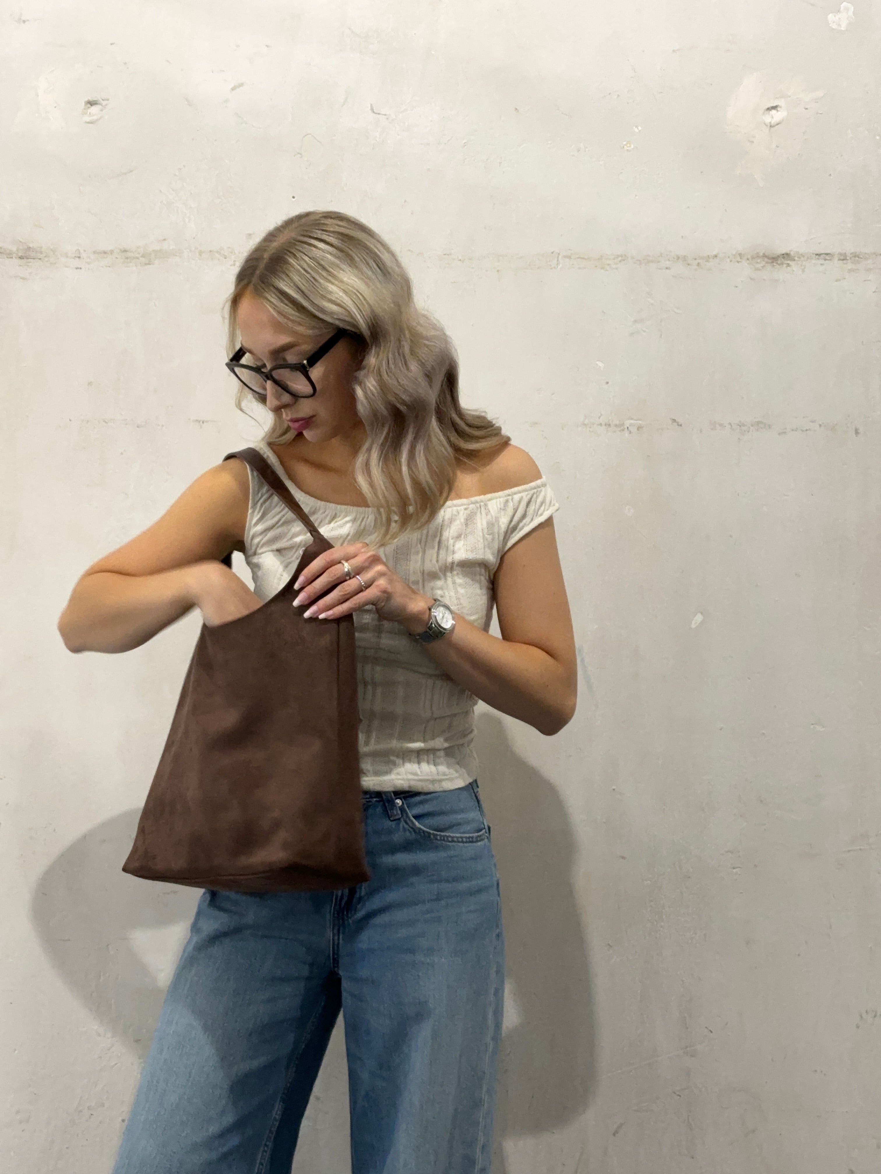 Roos | Suede Skuldertaske