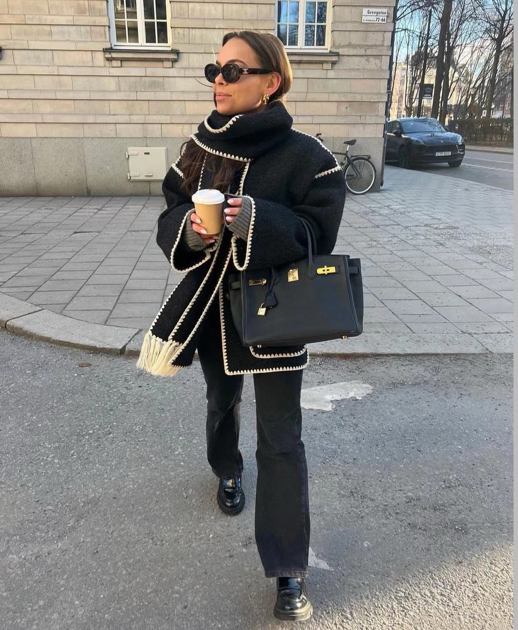 Viona | Komfortabel Cape Jakke