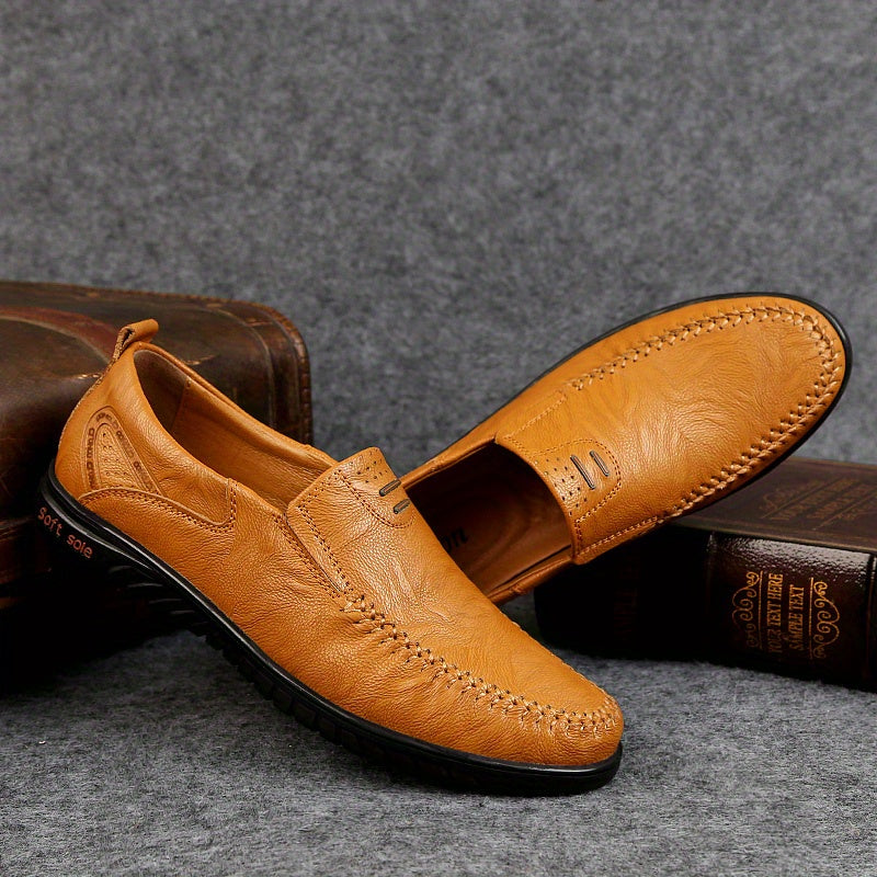 Elegante læder Loafers