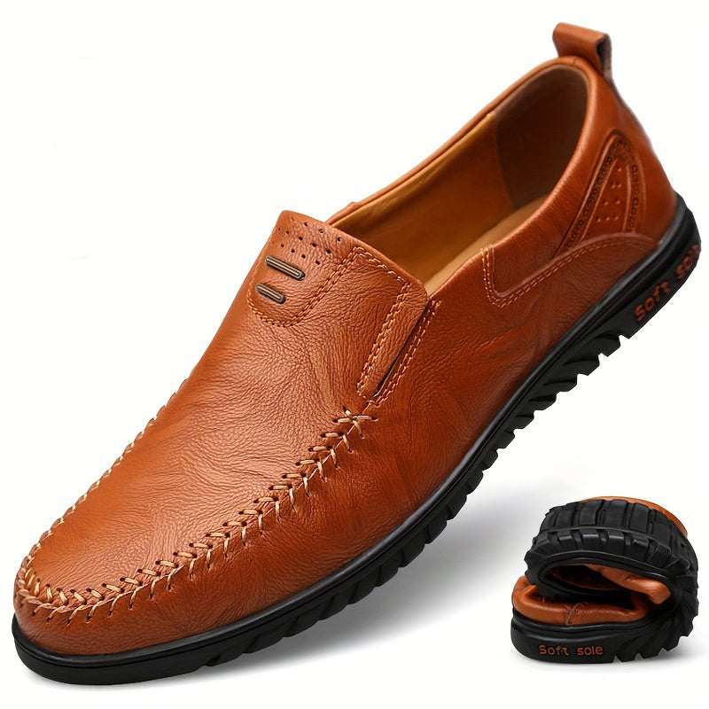 Elegante læder Loafers