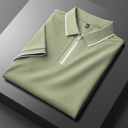 Elegant bomulds poloshirt