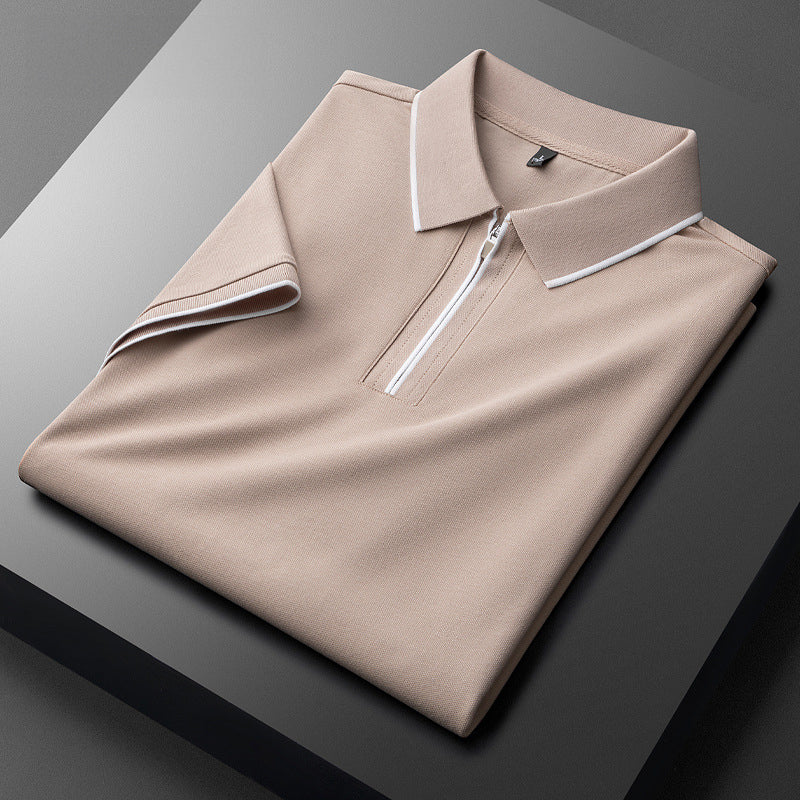 Elegant bomulds poloshirt