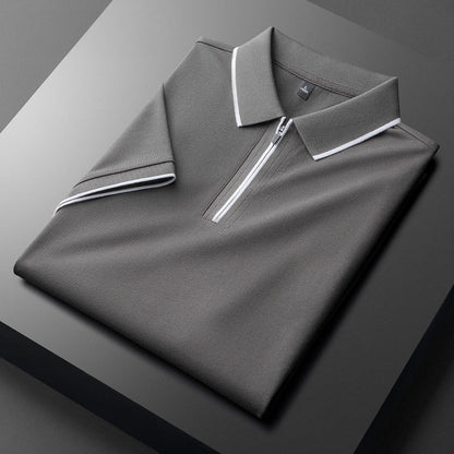 Elegant bomulds poloshirt