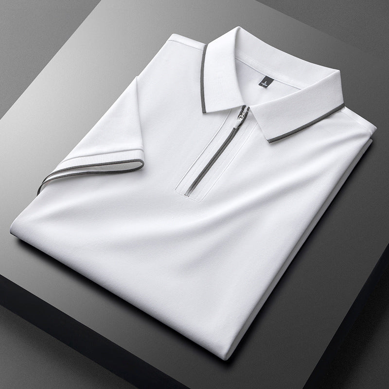 Elegant bomulds poloshirt