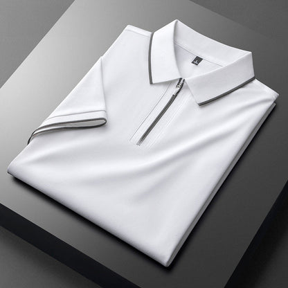 Elegant bomulds poloshirt