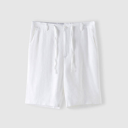 Højkvalitets linned shorts