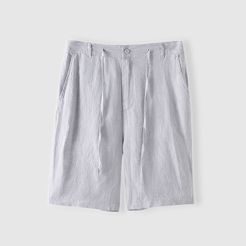 Højkvalitets linned shorts