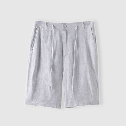 Højkvalitets linned shorts