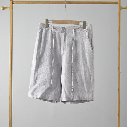 Højkvalitets linned shorts