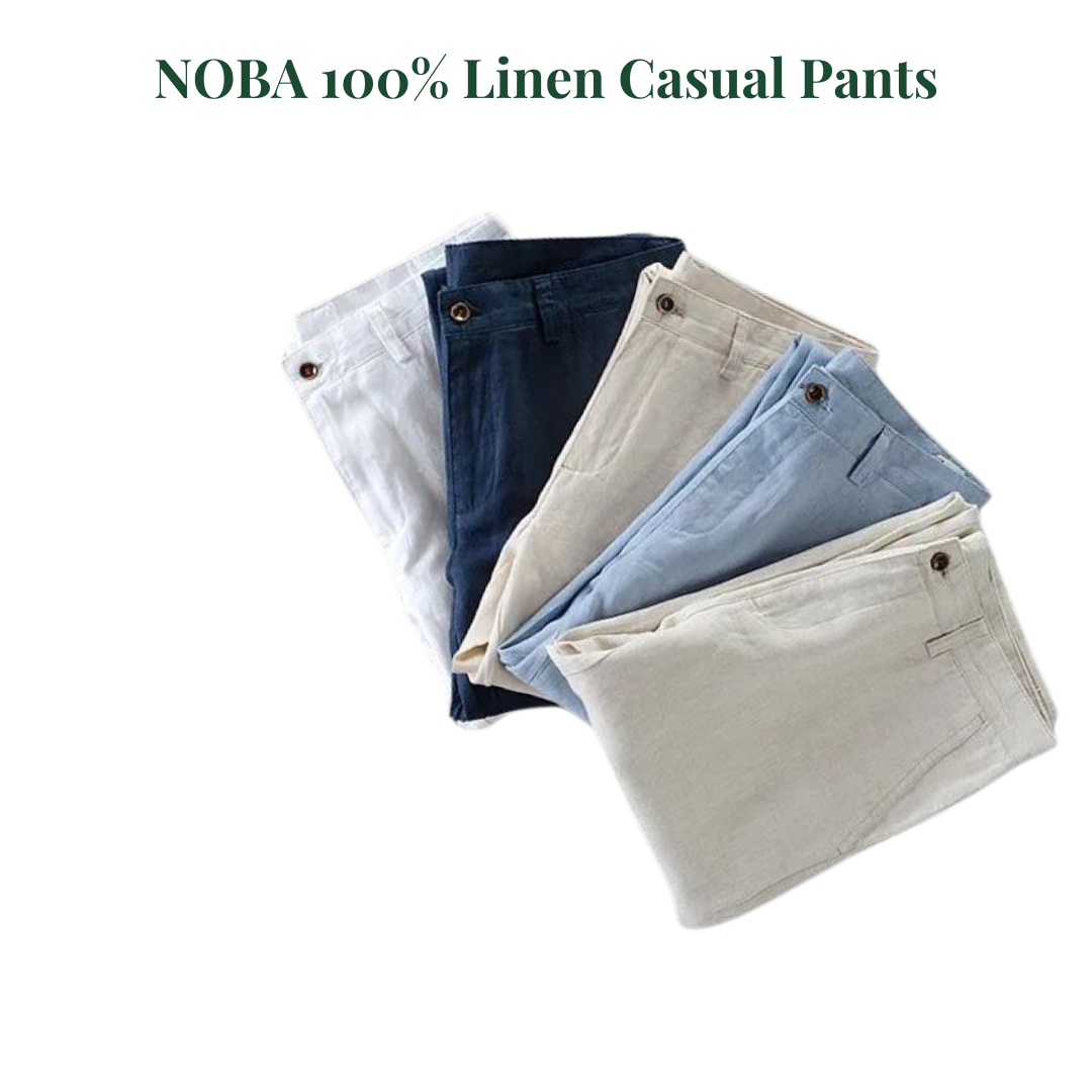 100% Linned Casual Bukser