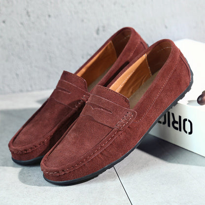 Retro suede herre Loafers