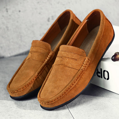 Retro suede herre Loafers