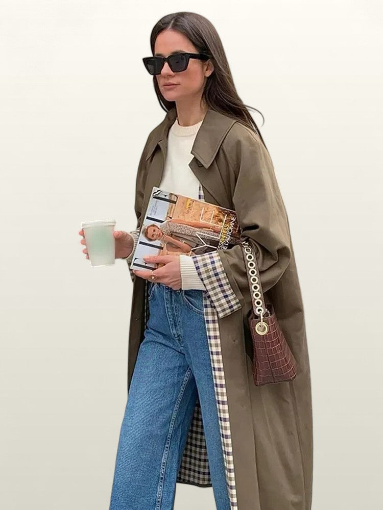 Isabella | Elegant og Stilfuld Trenchcoat