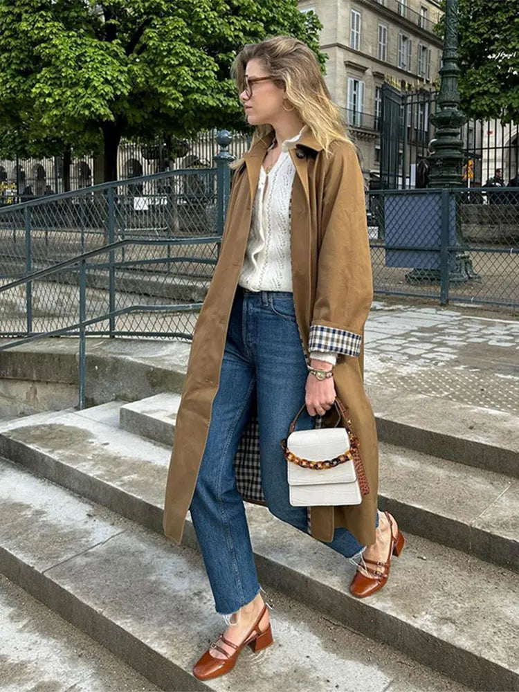 Isabella | Elegant og Stilfuld Trenchcoat