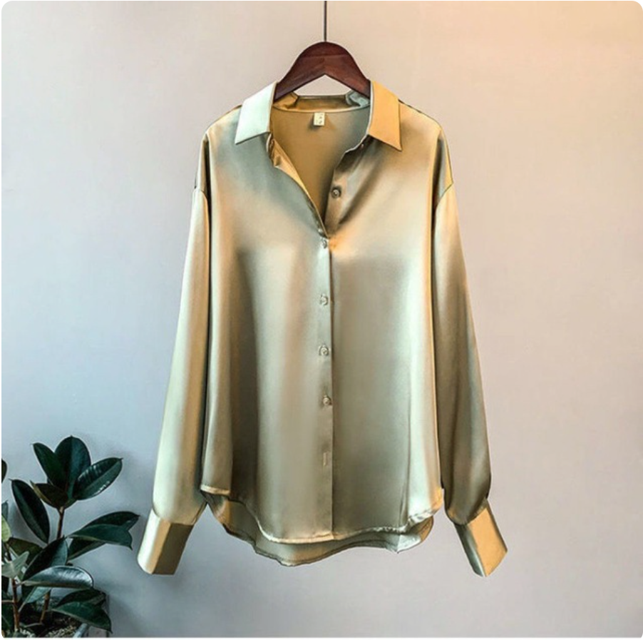 Camicia | Satinbluse til Damer