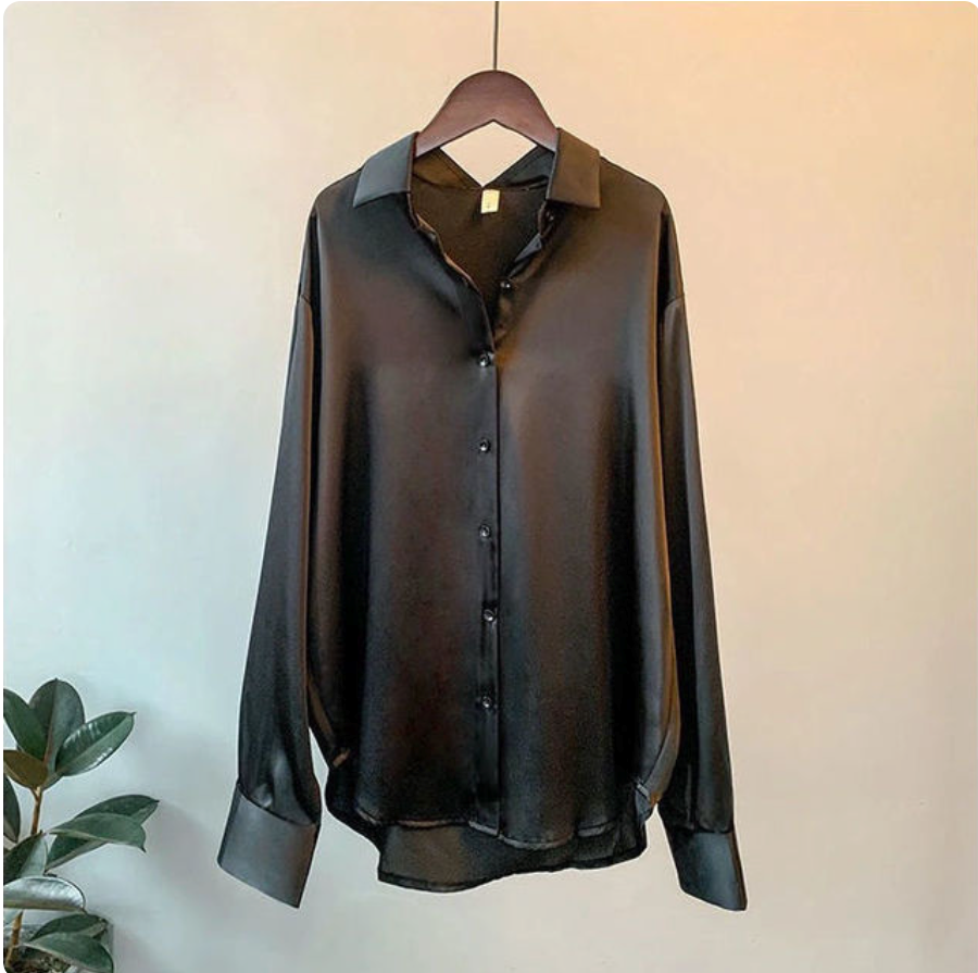 Camicia | Satinbluse til Damer
