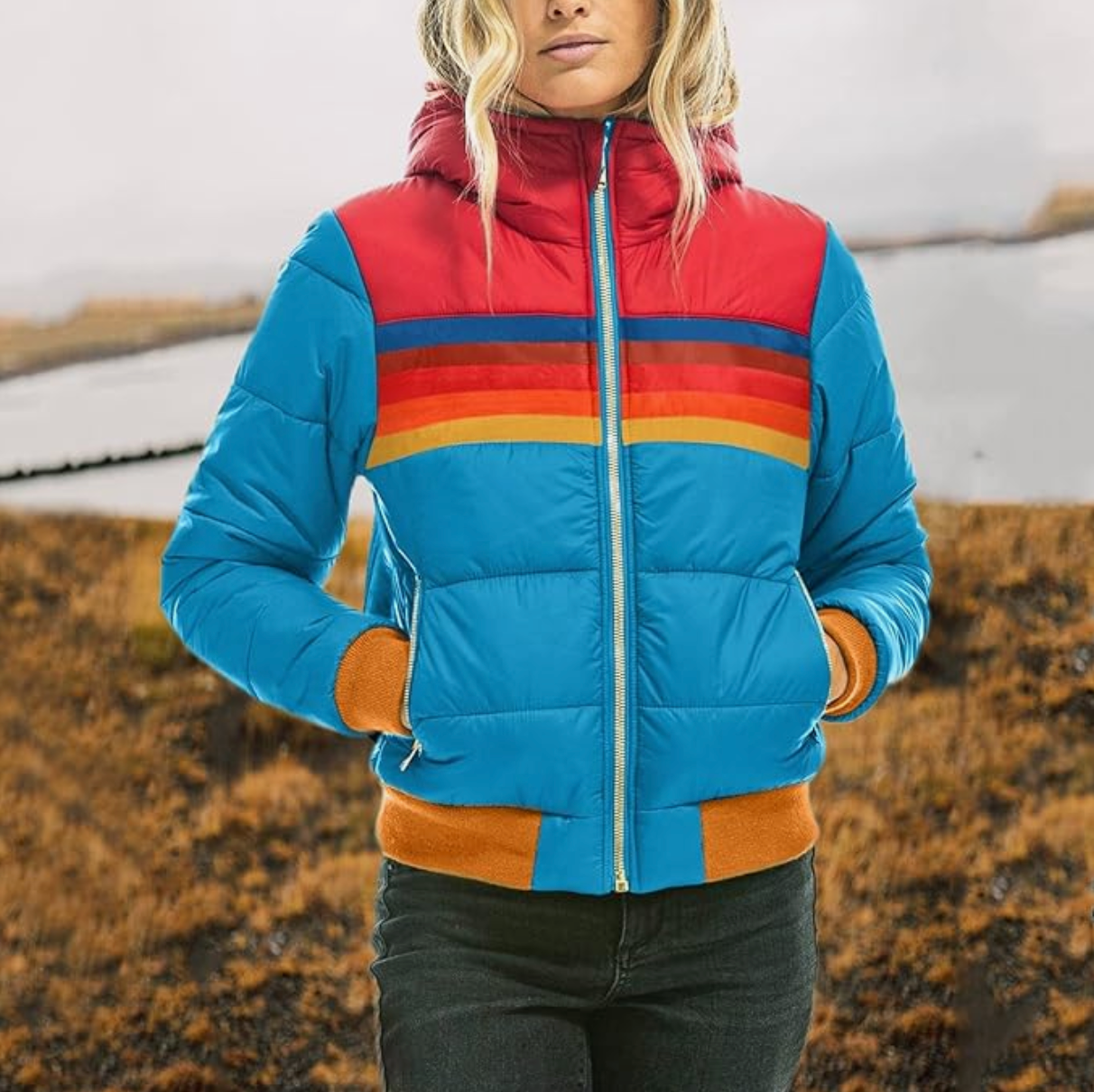 Rosa | Retro-Stil Parka Jakke