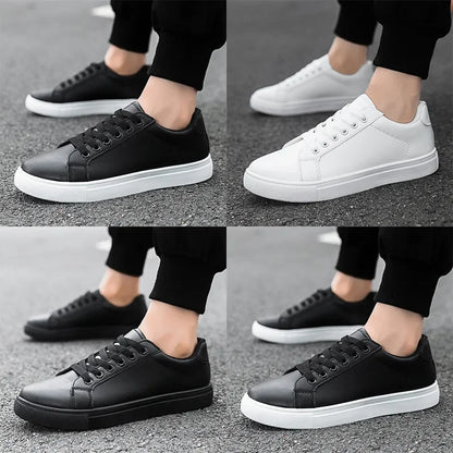Elegante Læder Sneakers