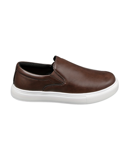 Casual læder slip-ons