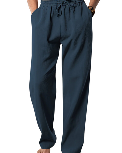 Casual linned sommerbukser