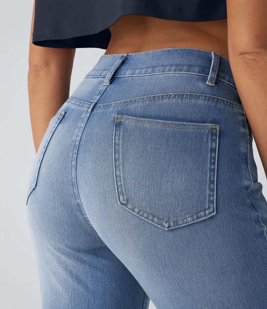 Comfort Fit | Elastisk & Komfortabel Bukser Med Høj Talje